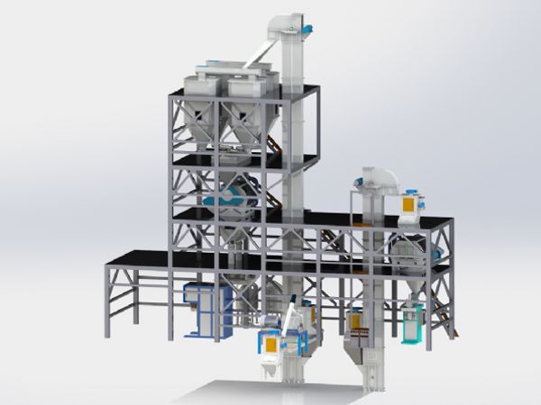 飼料廠(chǎng)全套設(shè)備設(shè)計(jì)方案（發(fā)酵飼料&全價(jià)飼料&預(yù)混合飼料）