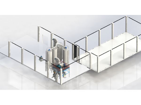 混合型飼料生產(chǎn)線(xiàn)實(shí)際場(chǎng)地設(shè)計(jì)方案